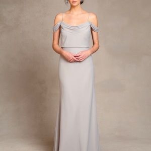 Jenny Yoo Bridesmaid Dress. Serena - light sage